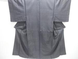 アンティーク　絣柄織出し手織り紬男物着物